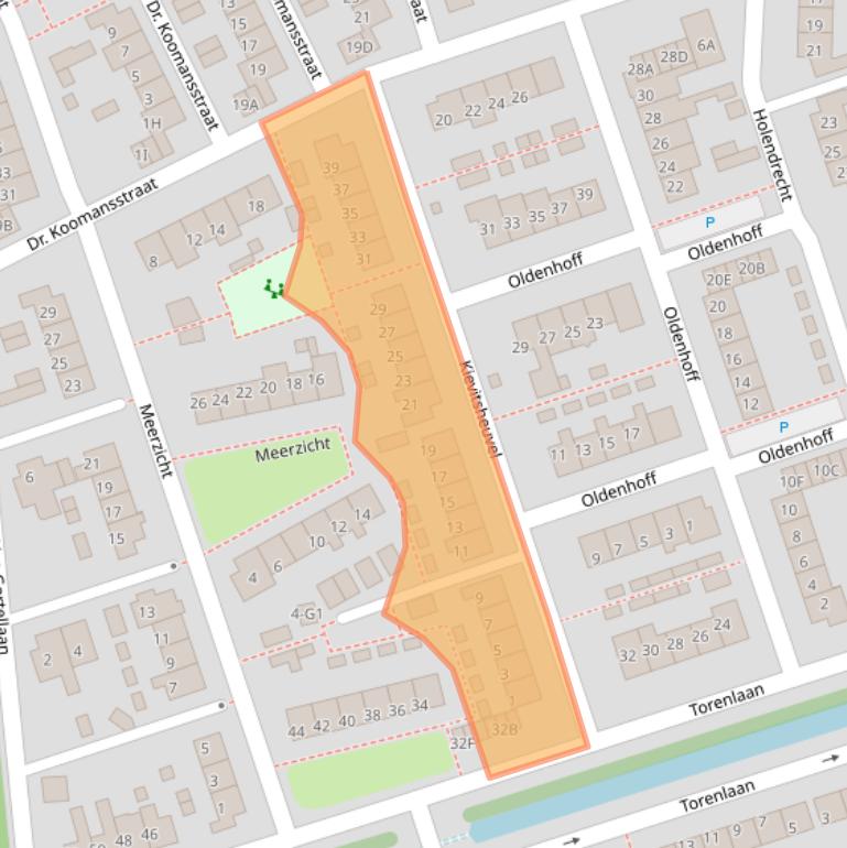 Kaart van postcodegebied 1391AP.