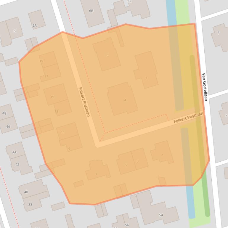 Kaart van postcodegebied 1391AV.