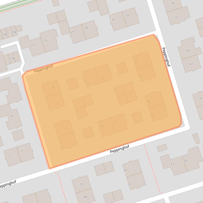Kaart van postcodegebied 1391BC.