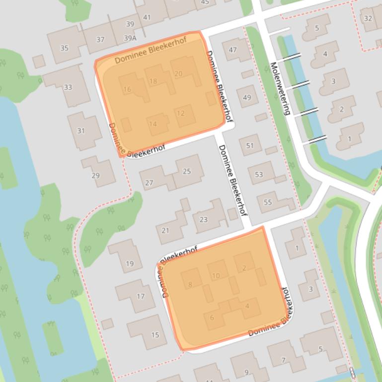 Kaart van postcodegebied 1391BK.