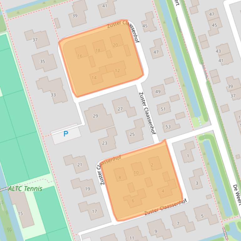 Kaart van postcodegebied 1391BN.