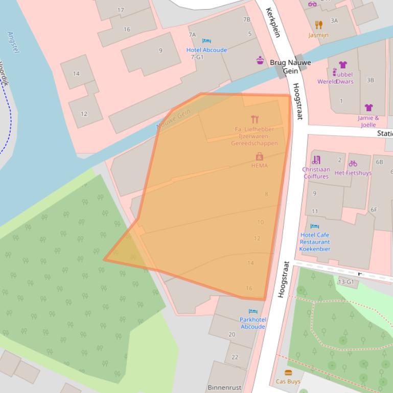 Kaart van postcodegebied 1391BS.