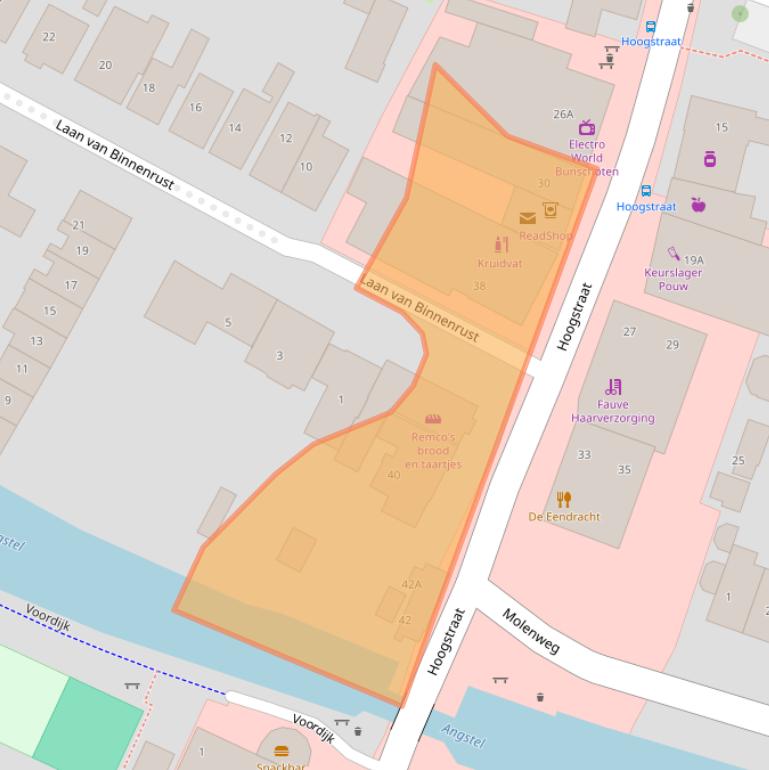 Kaart van postcodegebied 1391BV.