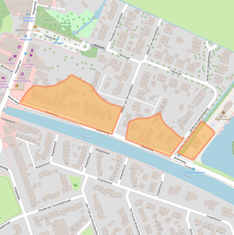 Kaart van postcodegebied 1391CG.