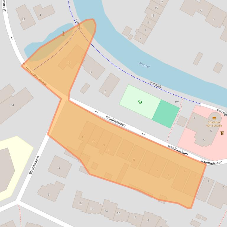 Kaart van postcodegebied 1391CJ.