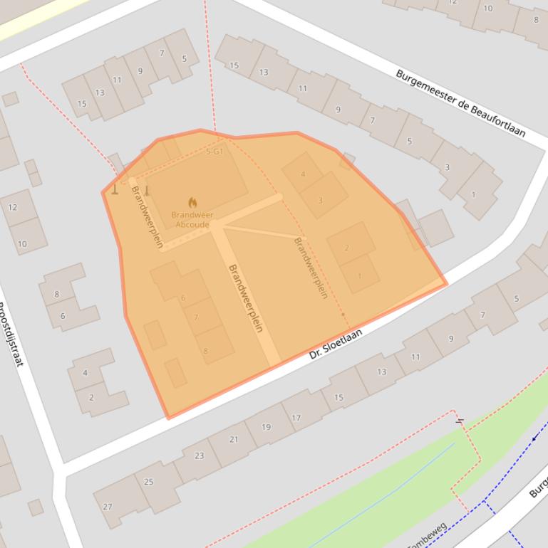 Kaart van postcodegebied 1391CP.