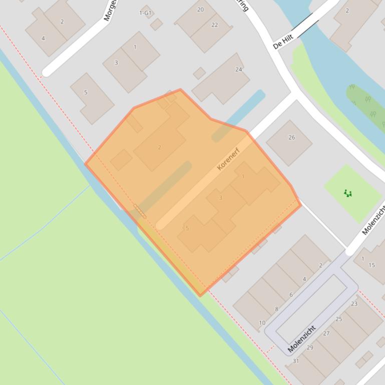 Kaart van postcodegebied 1391DH.