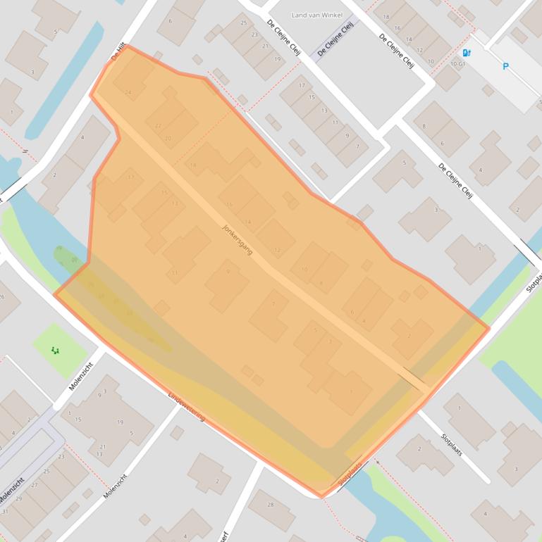 Kaart van postcodegebied 1391DS.