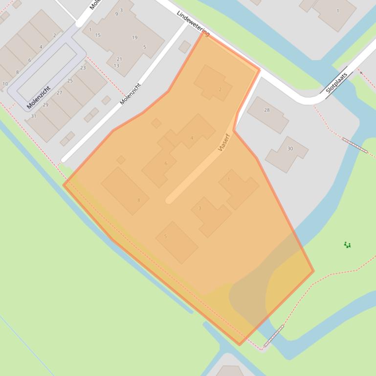 Kaart van postcodegebied 1391DW.