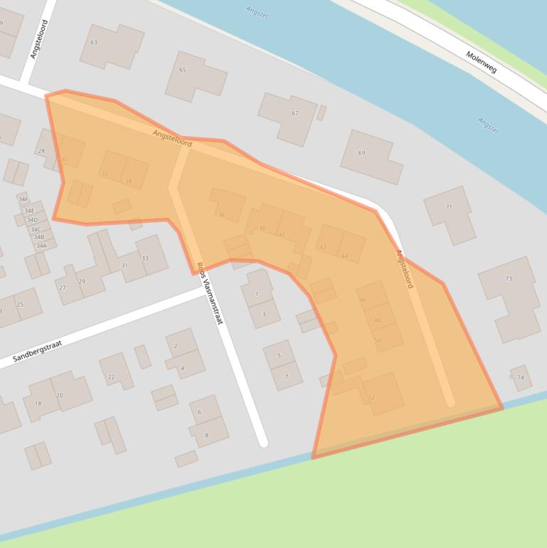 Kaart van postcodegebied 1391EG.