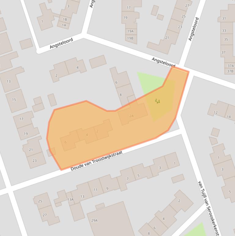 Kaart van postcodegebied 1391ES.