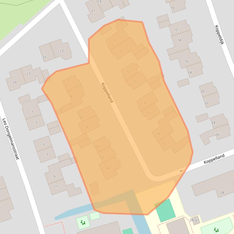 Kaart van postcodegebied 1391EV.