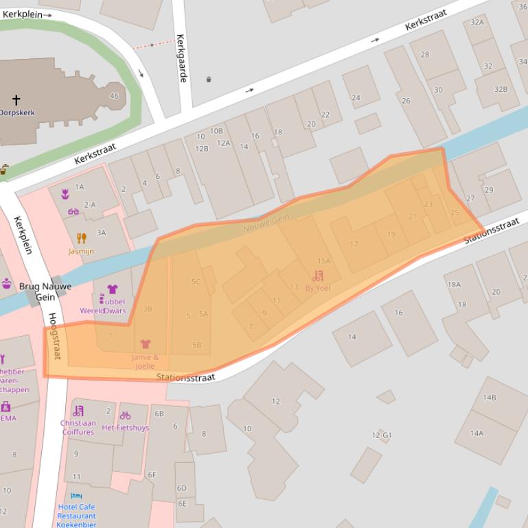 Kaart van postcodegebied 1391GL.