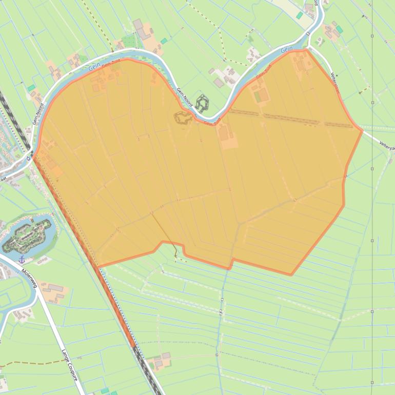 Kaart van postcodegebied 1391GT.