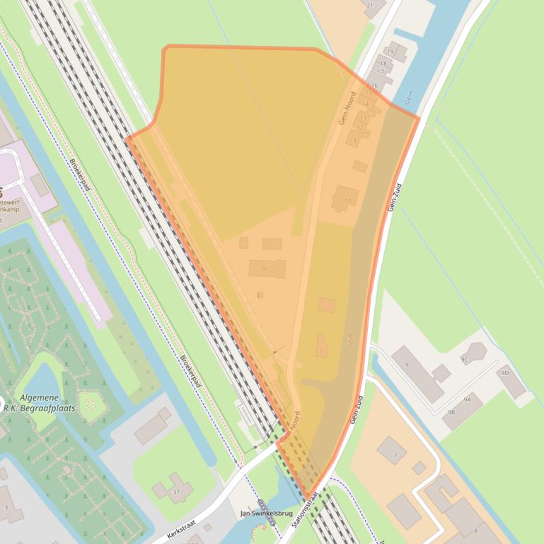 Kaart van postcodegebied 1391GX.