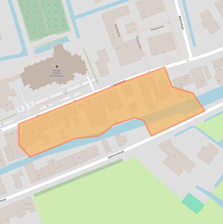 Kaart van postcodegebied 1391HD.