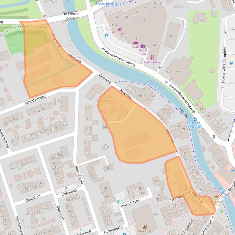 Kaart van postcodegebied 1391HG.
