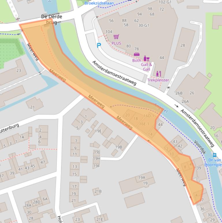 Kaart van postcodegebied 1391HH.