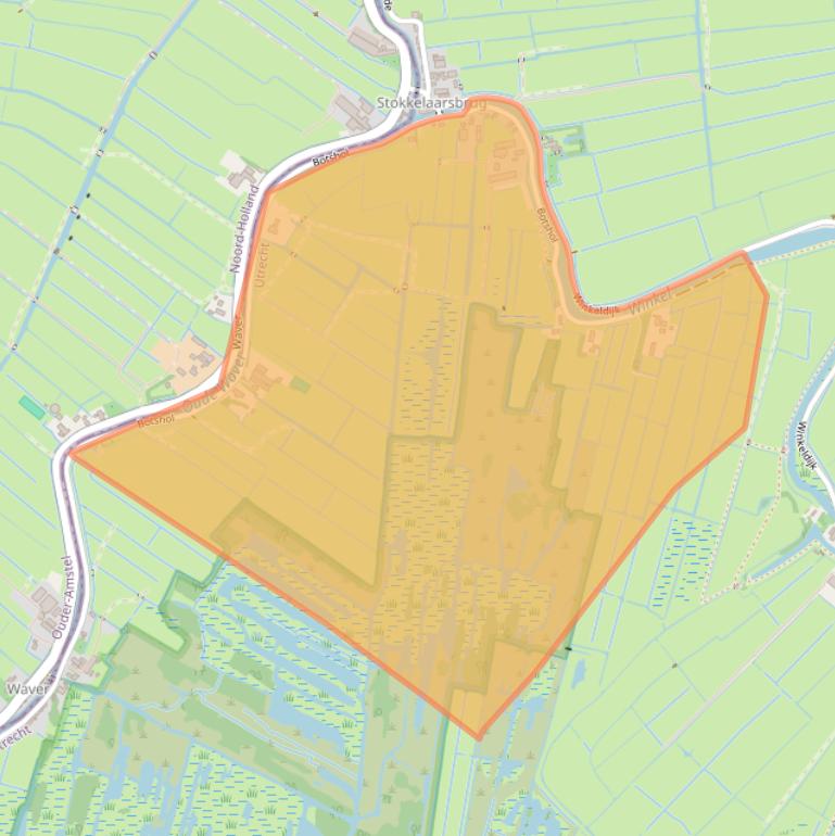 Kaart van postcodegebied 1391HN.