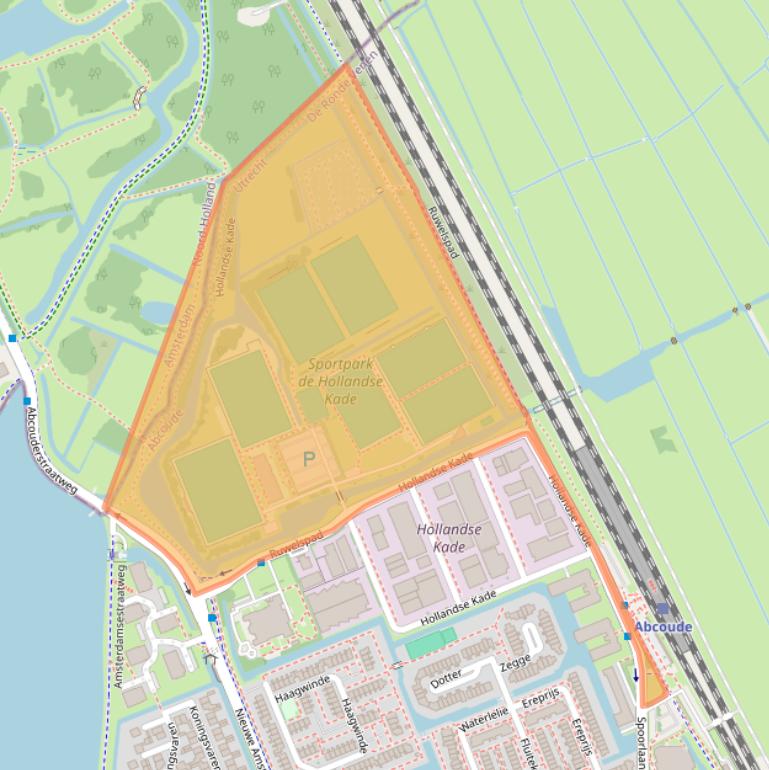 Kaart van postcodegebied 1391JA.