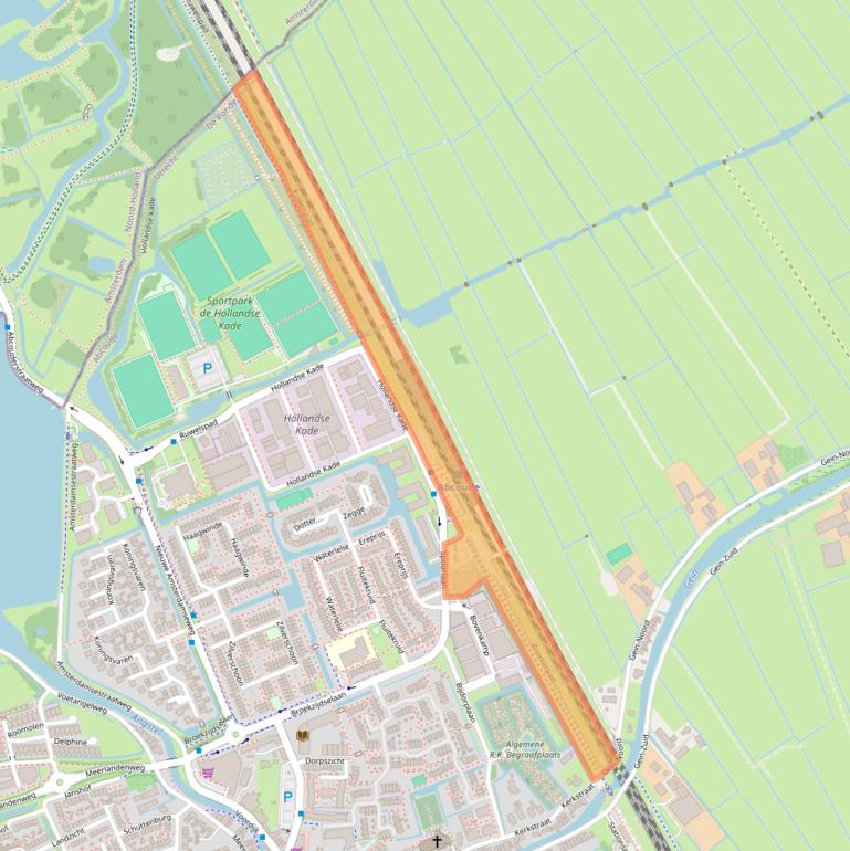 Kaart van postcodegebied 1391JN.