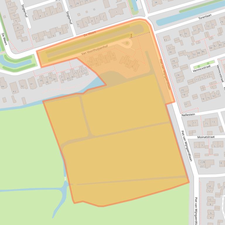 Kaart van postcodegebied 1391JR.