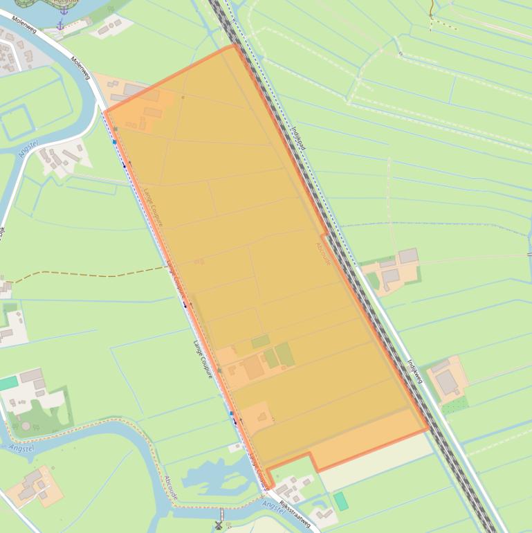 Kaart van postcodegebied 1391KN.