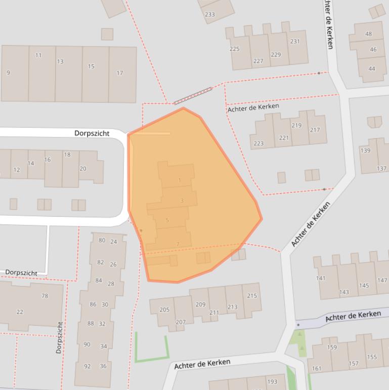 Kaart van postcodegebied 1391LW.