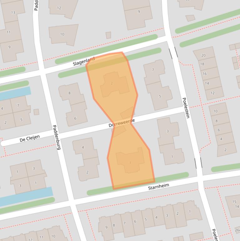Kaart van postcodegebied 1391RH.
