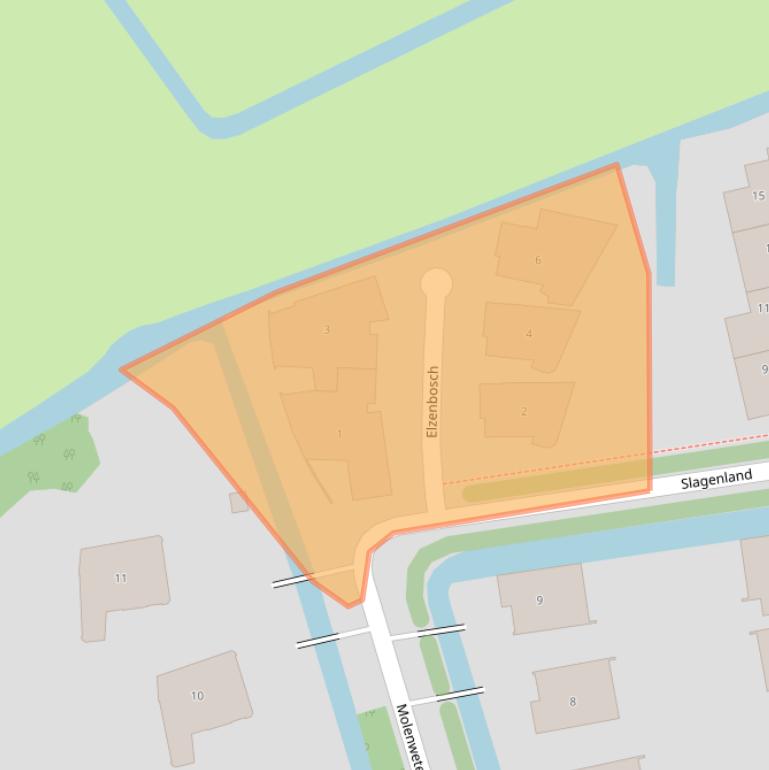 Kaart van postcodegebied 1391RS.