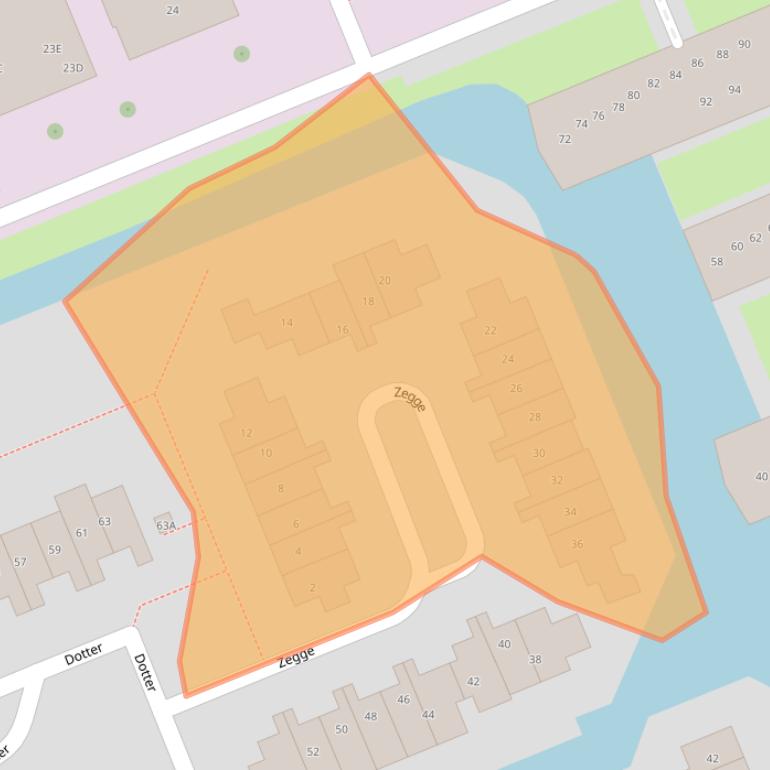 Kaart van postcodegebied 1391SV.