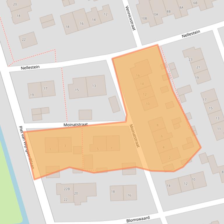 Kaart van postcodegebied 1391TV.