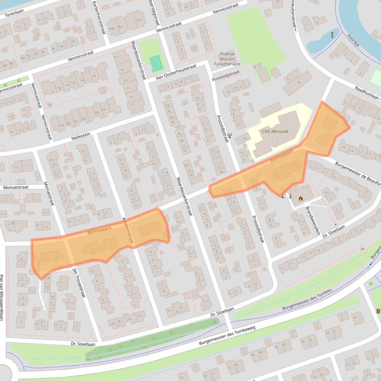 Kaart van postcodegebied 1391VB.