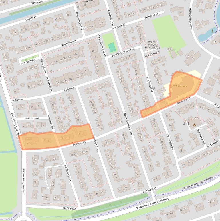 Kaart van postcodegebied 1391VC.