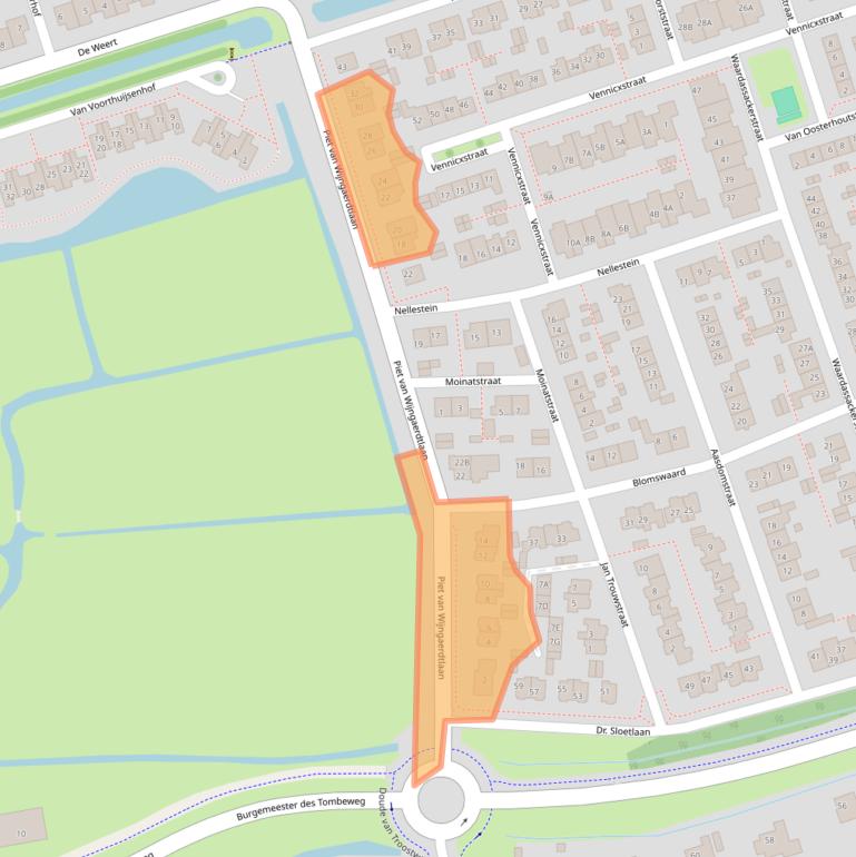 Kaart van postcodegebied 1391VD.