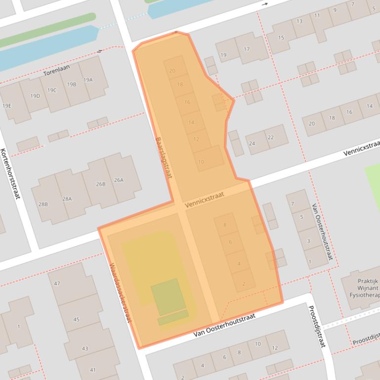 Kaart van postcodegebied 1391VL.