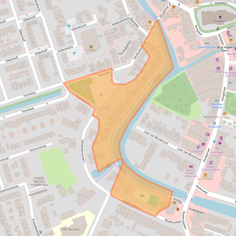 Kaart van postcodegebied 1391VV.