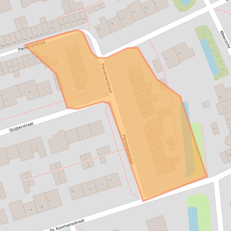 Kaart van postcodegebied 1391XD.