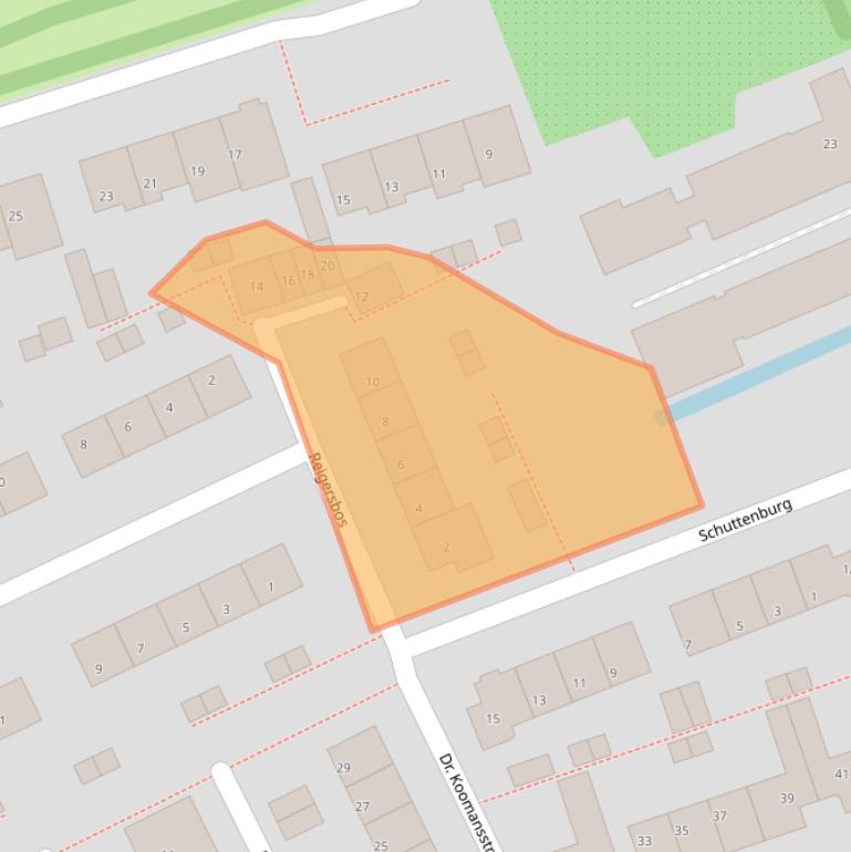 Kaart van postcodegebied 1391XG.