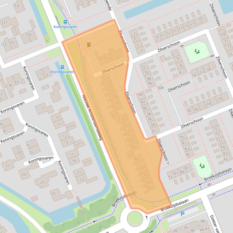 Kaart van postcodegebied 1391XS.