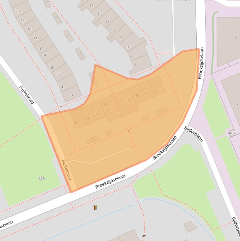 Kaart van postcodegebied 1391ZA.