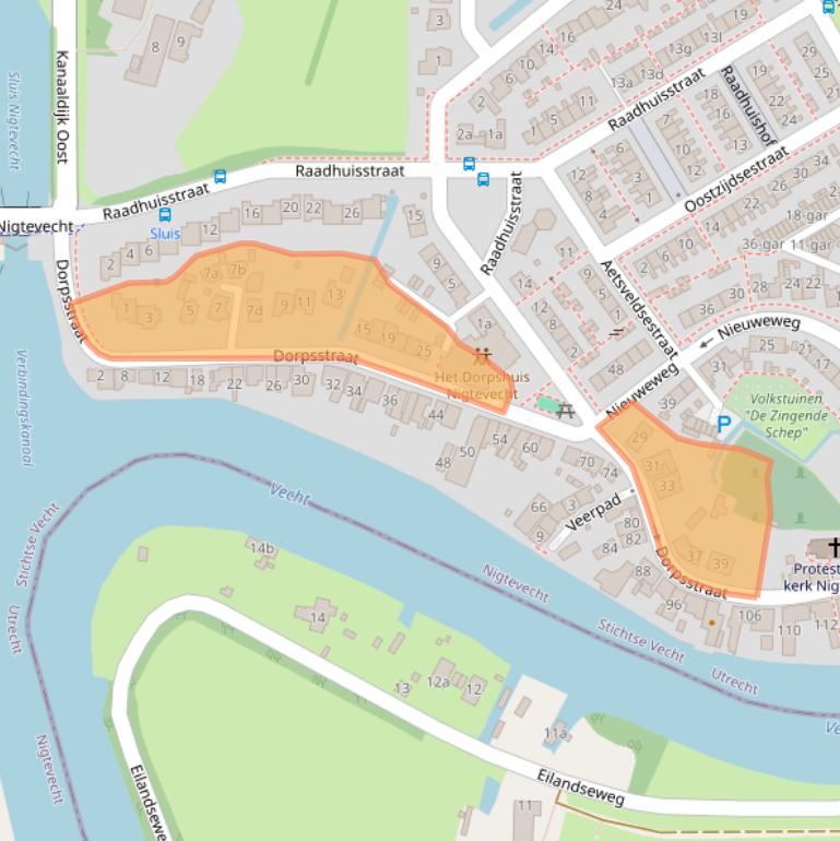 Kaart van postcodegebied 1393NE.