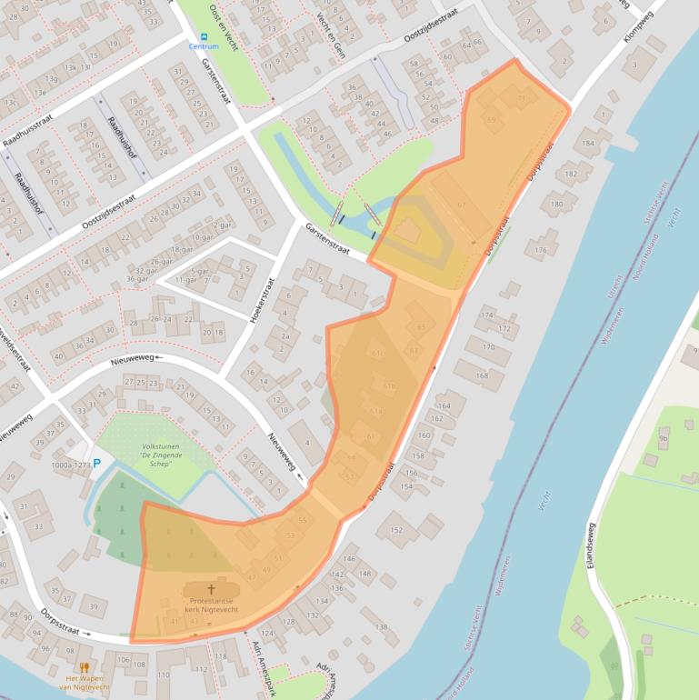 Kaart van postcodegebied 1393NG.