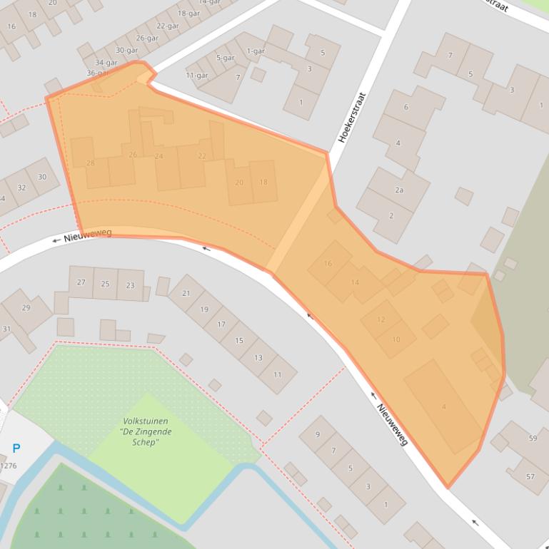 Kaart van postcodegebied 1393NN.