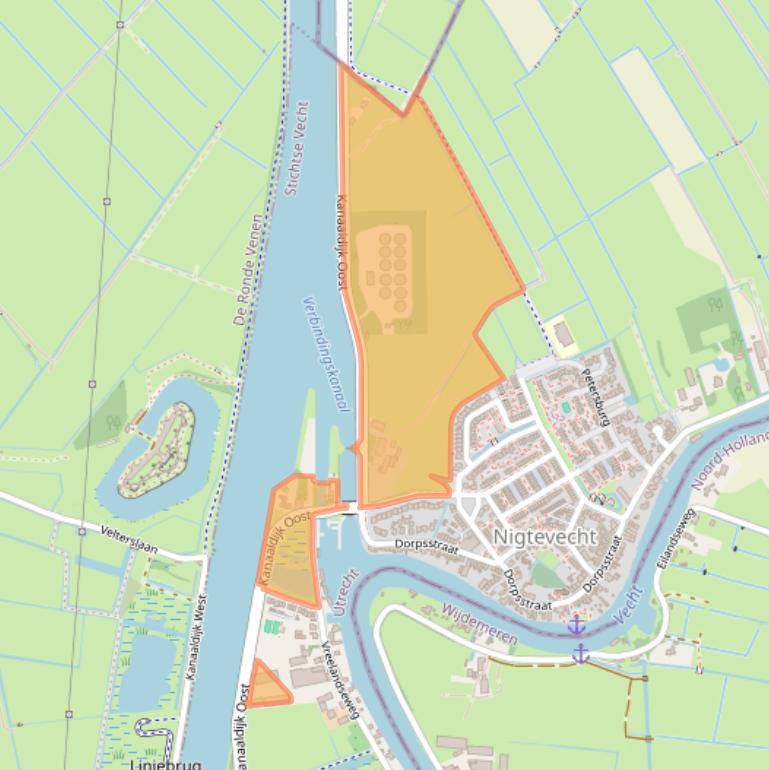 Kaart van postcodegebied 1393PA.