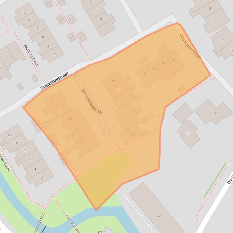 Kaart van postcodegebied 1393PN.