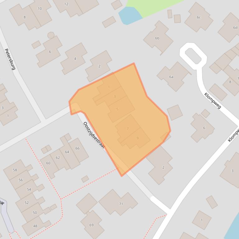 Kaart van postcodegebied 1393PP.