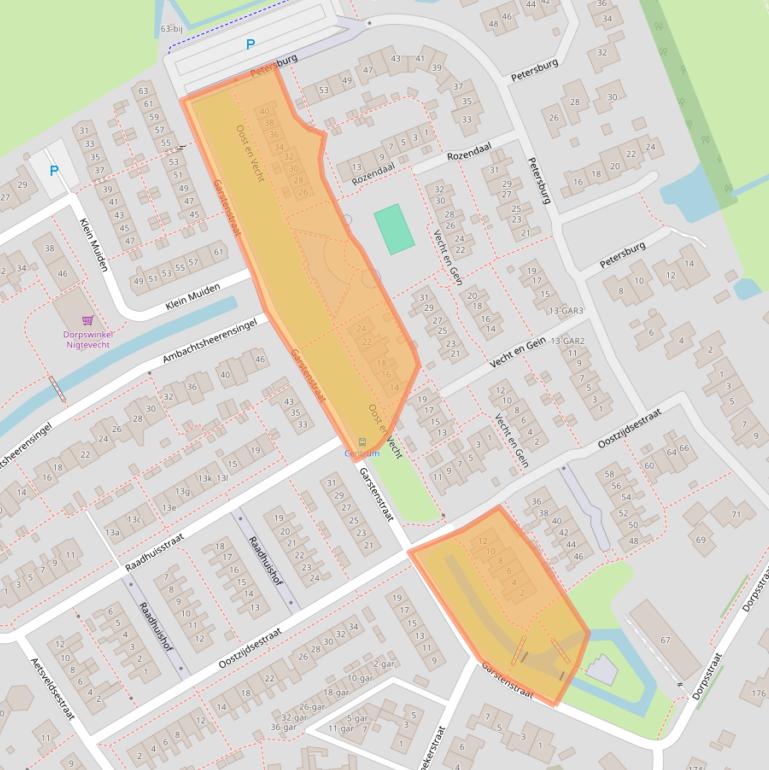 Kaart van postcodegebied 1393PW.