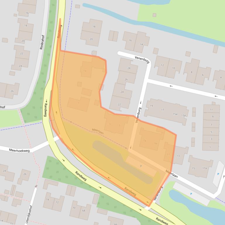 Kaart van postcodegebied 1394AA.