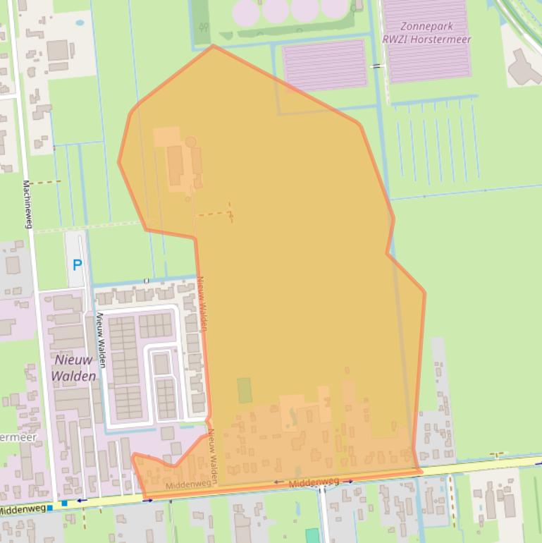 Kaart van postcodegebied 1394AG.